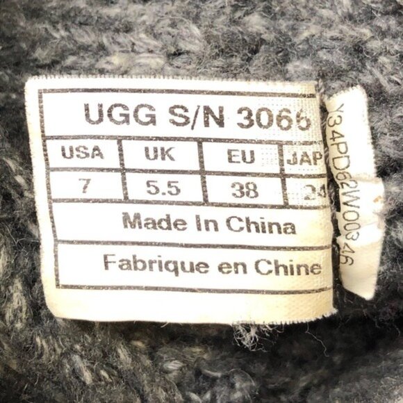 UGG Lattice Cardy Cuffable Knit Tall Winter Boots 7 - Picture 8 of 13